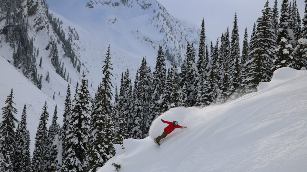 snowboarding roger pass BC